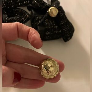 Brand new collection Authentic Chanel golden pin,/ button great for any outfits